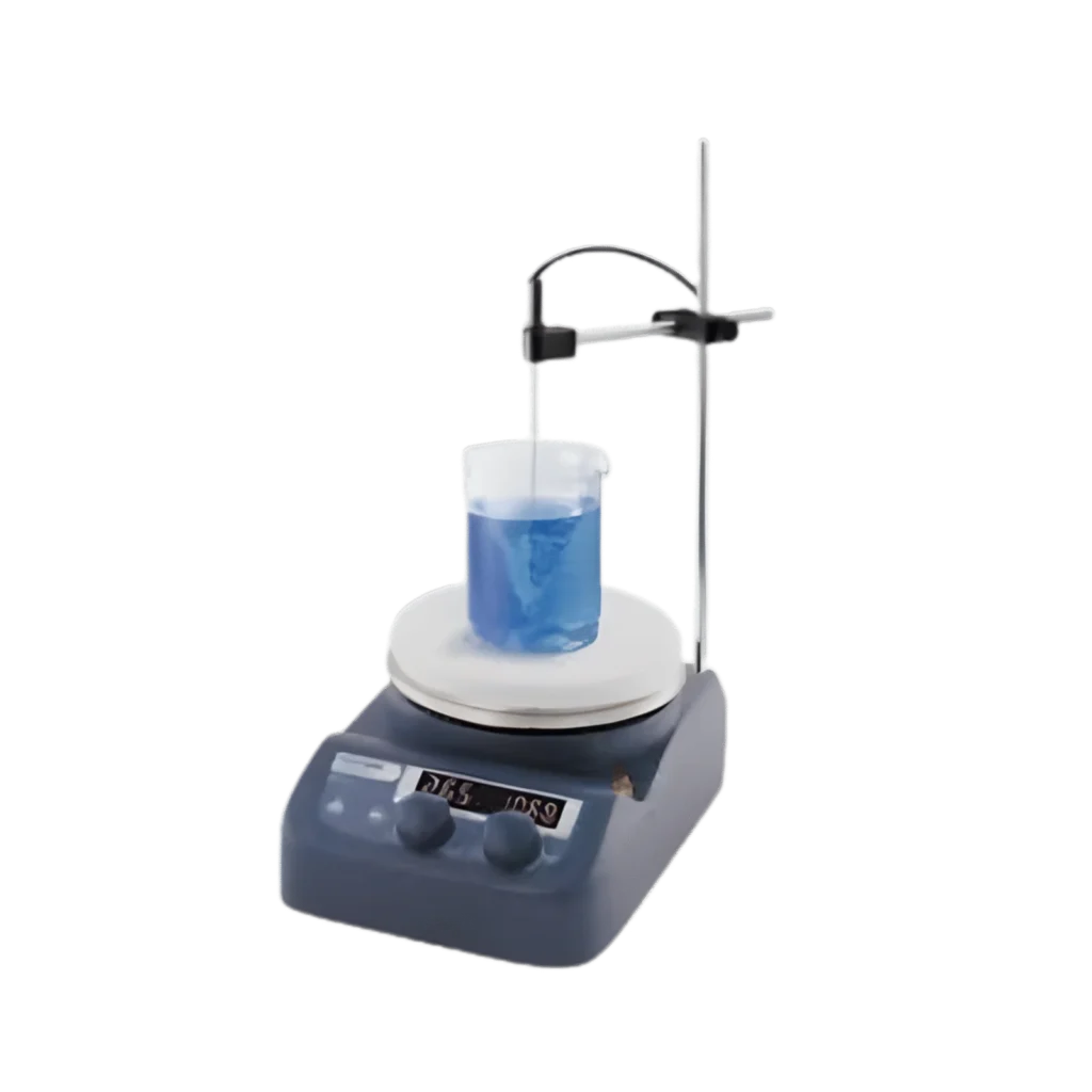 магнитная мешалка с нагревательной плитой